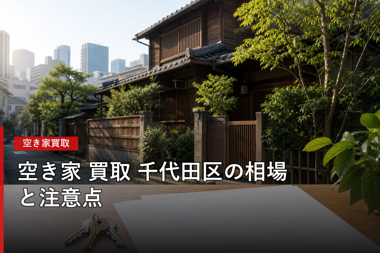 千代田区の空き家買取おすすめ業者5選|相場・査定・選び方【2026年】