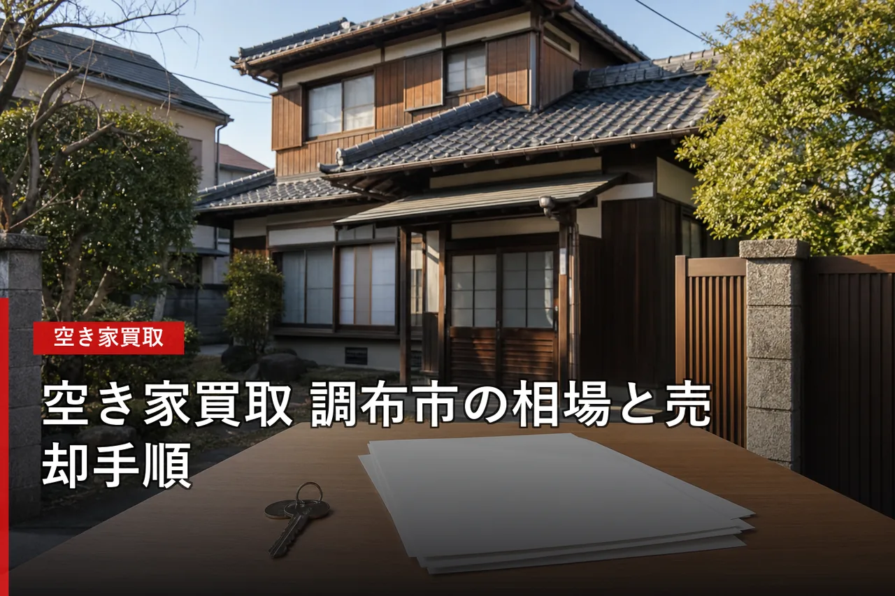 調布市の空き家買取おすすめ業者5選|相場・査定・選び方【2026年】