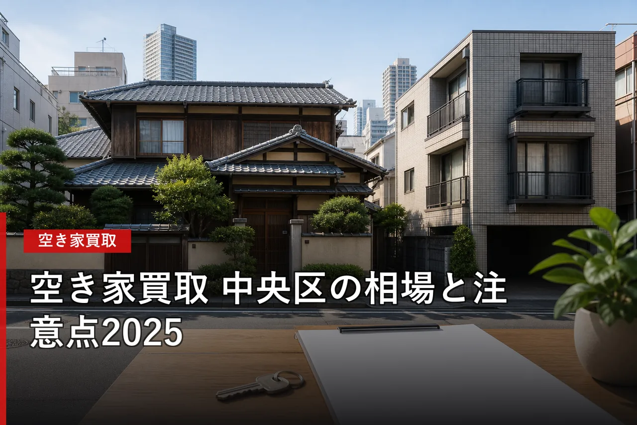 中央区の空き家買取おすすめ業者5選|相場・査定・選び方【2026年】
