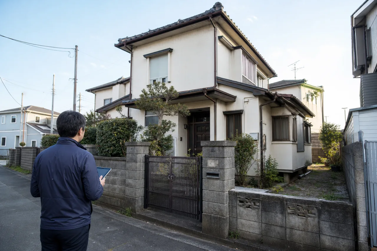 空き家買取の相場感と査定で見られるポイントのイメージ