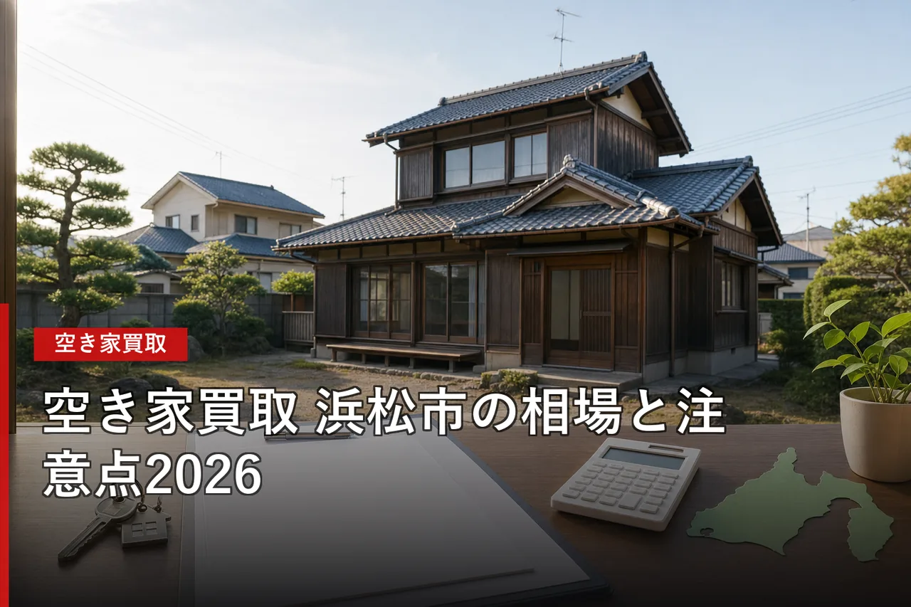 浜松市の空き家買取おすすめ業者5選|相場・査定・選び方【2026年】