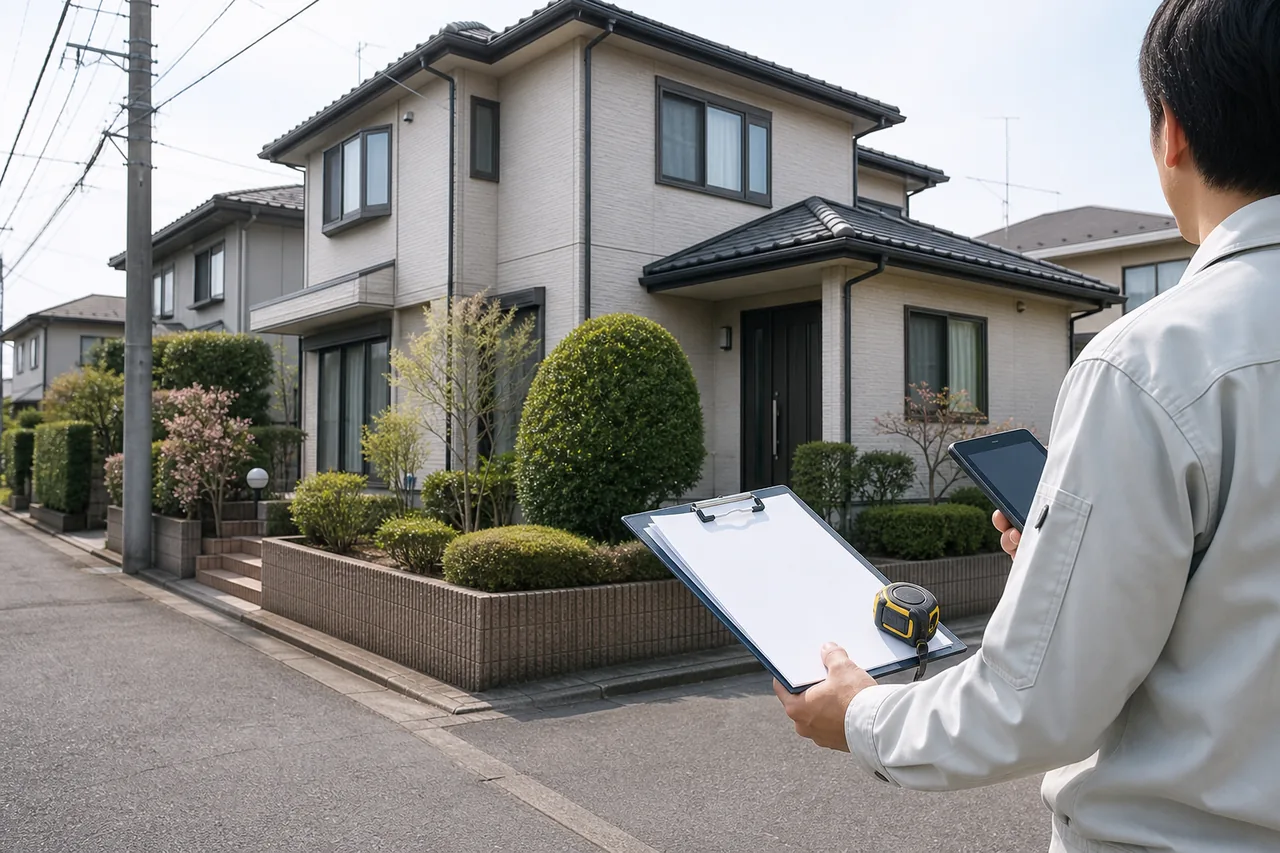 空き家買取の相場感と査定で見られるポイントのイメージ