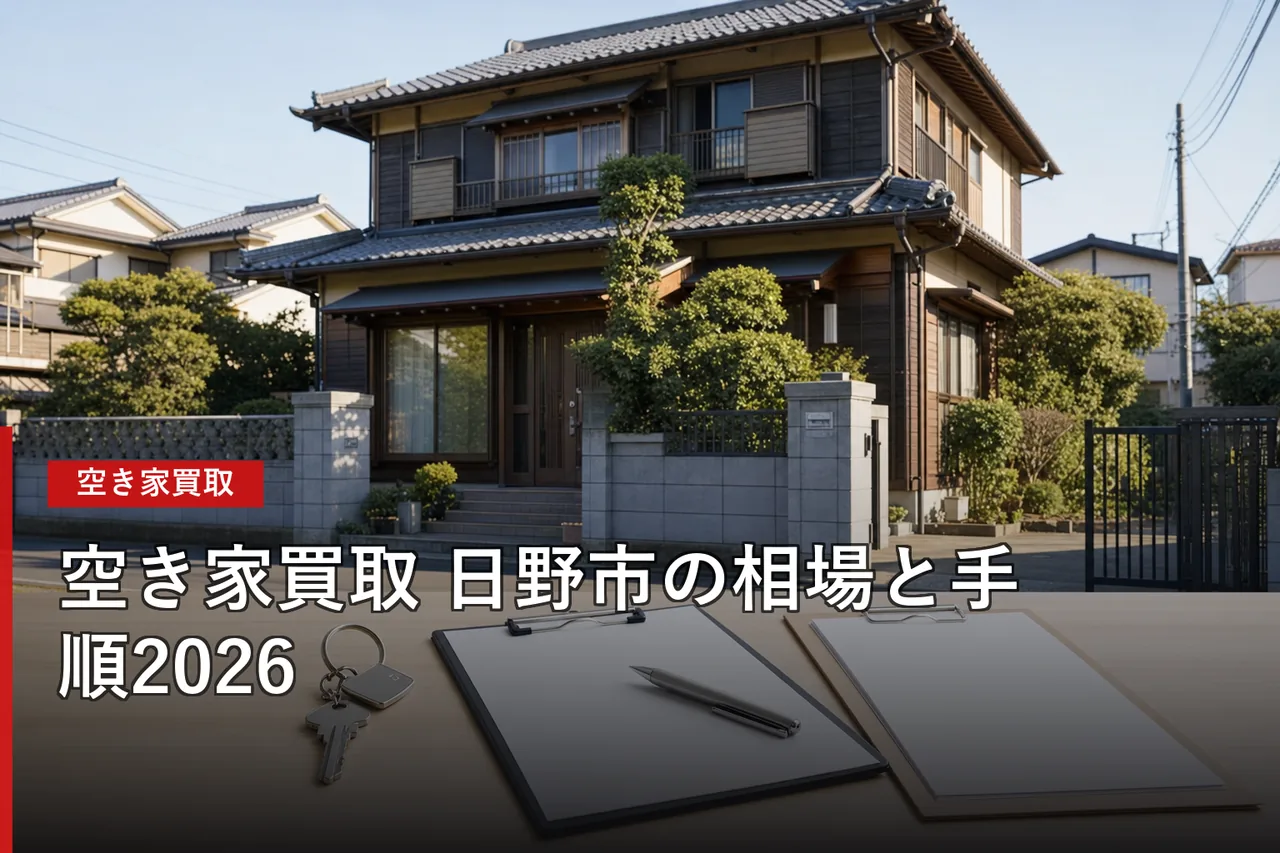 日野市の空き家買取おすすめ業者5選|相場・査定・選び方【2026年】