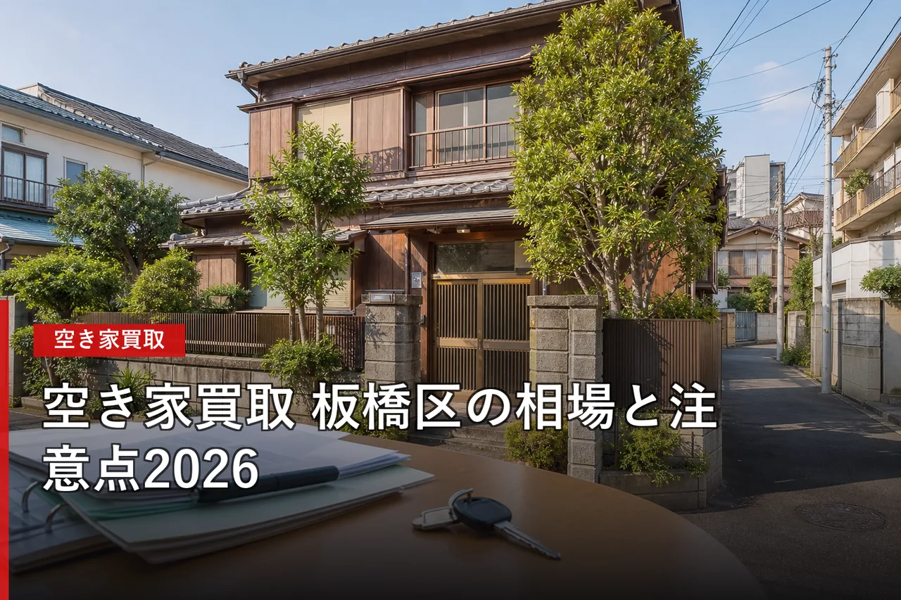 板橋区の空き家買取おすすめ業者5選|相場・査定・選び方【2026年】