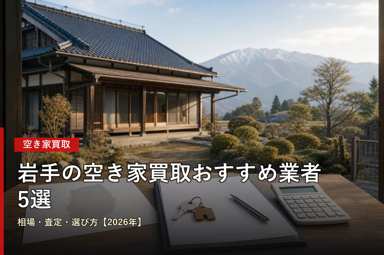 岩手の空き家買取おすすめ業者5選|相場・査定・選び方【2026年】