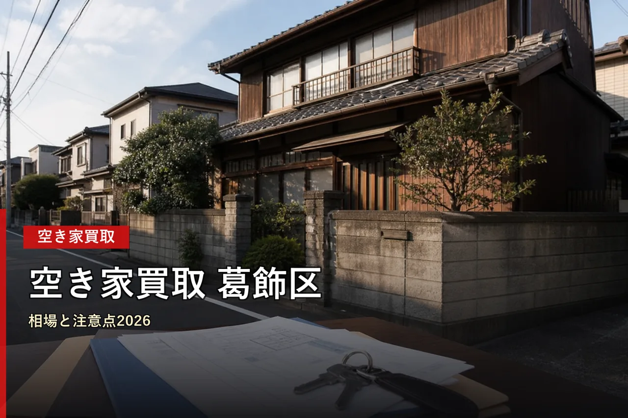 葛飾区の空き家買取おすすめ業者5選|相場・査定・選び方【2026年】