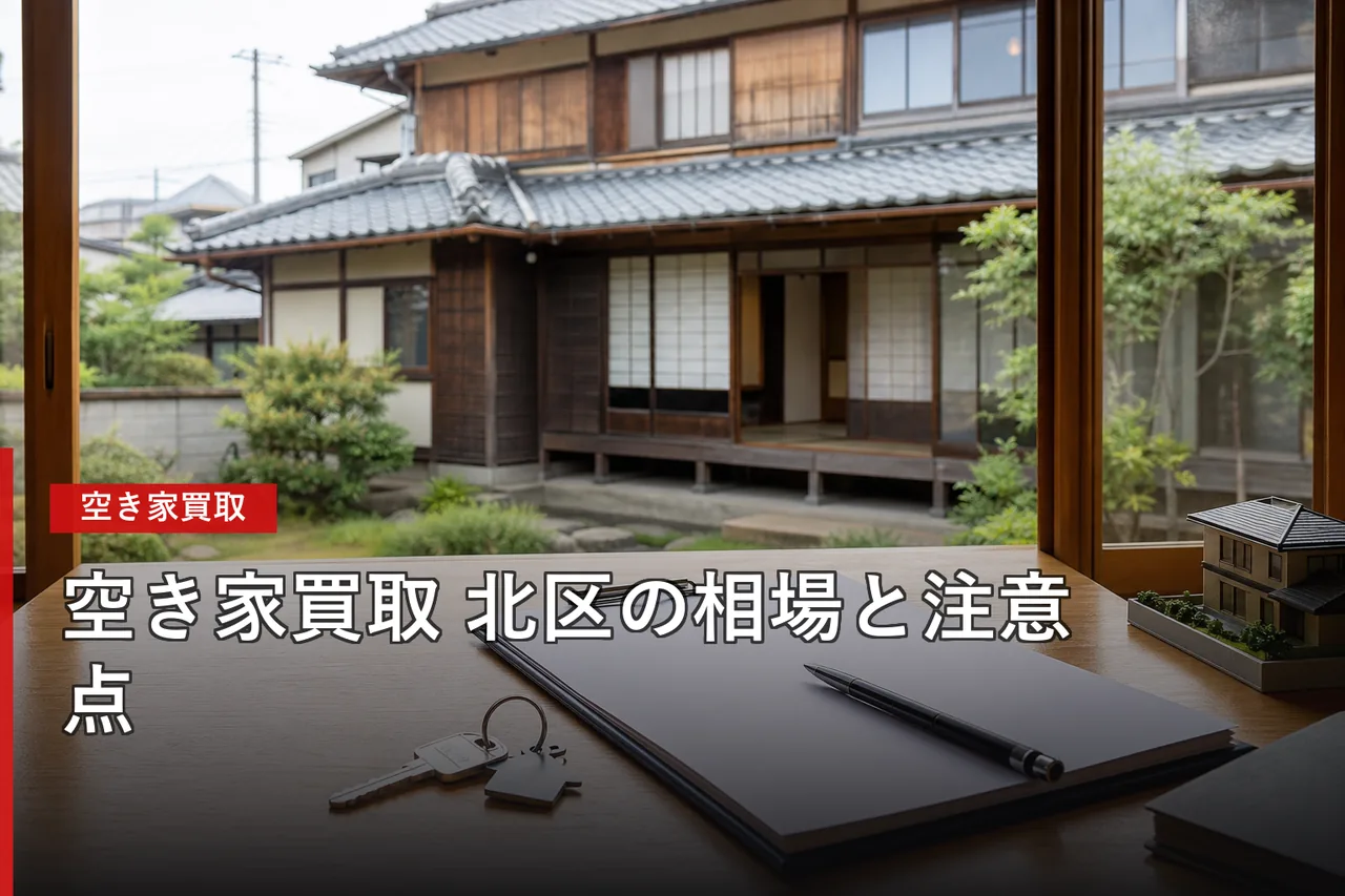 北区の空き家買取おすすめ業者5選|相場・査定・選び方【2026年】