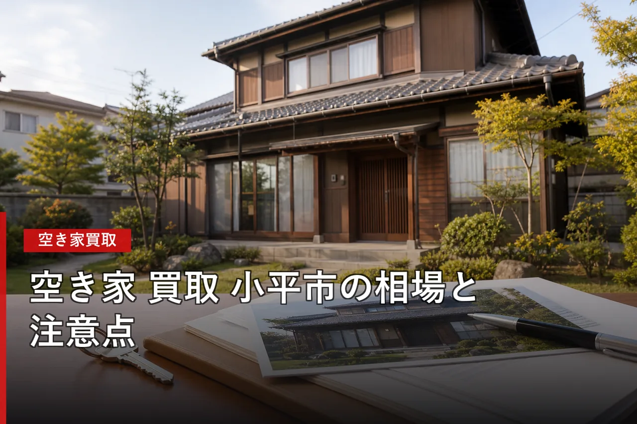 小平市の空き家買取おすすめ業者5選|相場・査定・選び方【2026年】