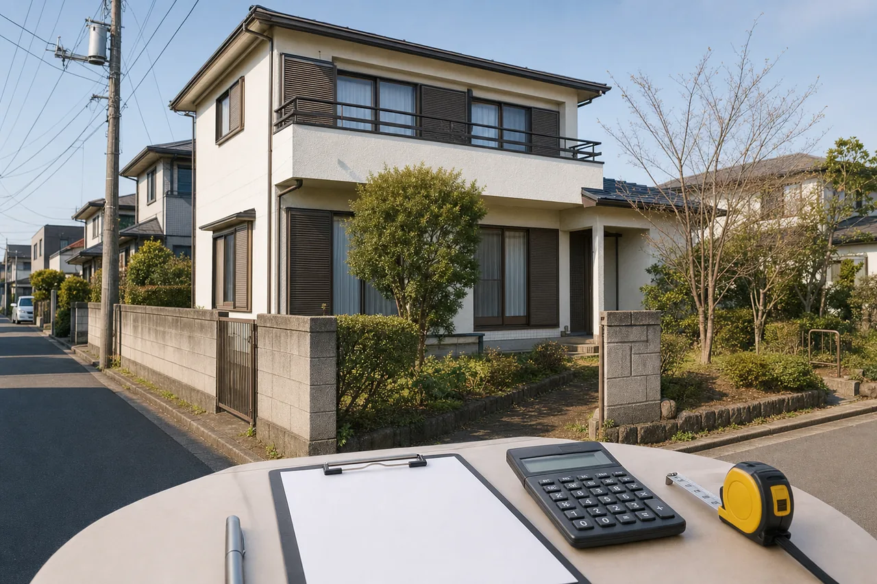 小金井市の空き家買取相場の考え方のイメージ