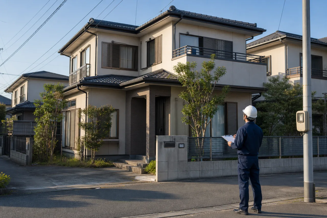 越谷市の空き家査定で見られるポイントのイメージ