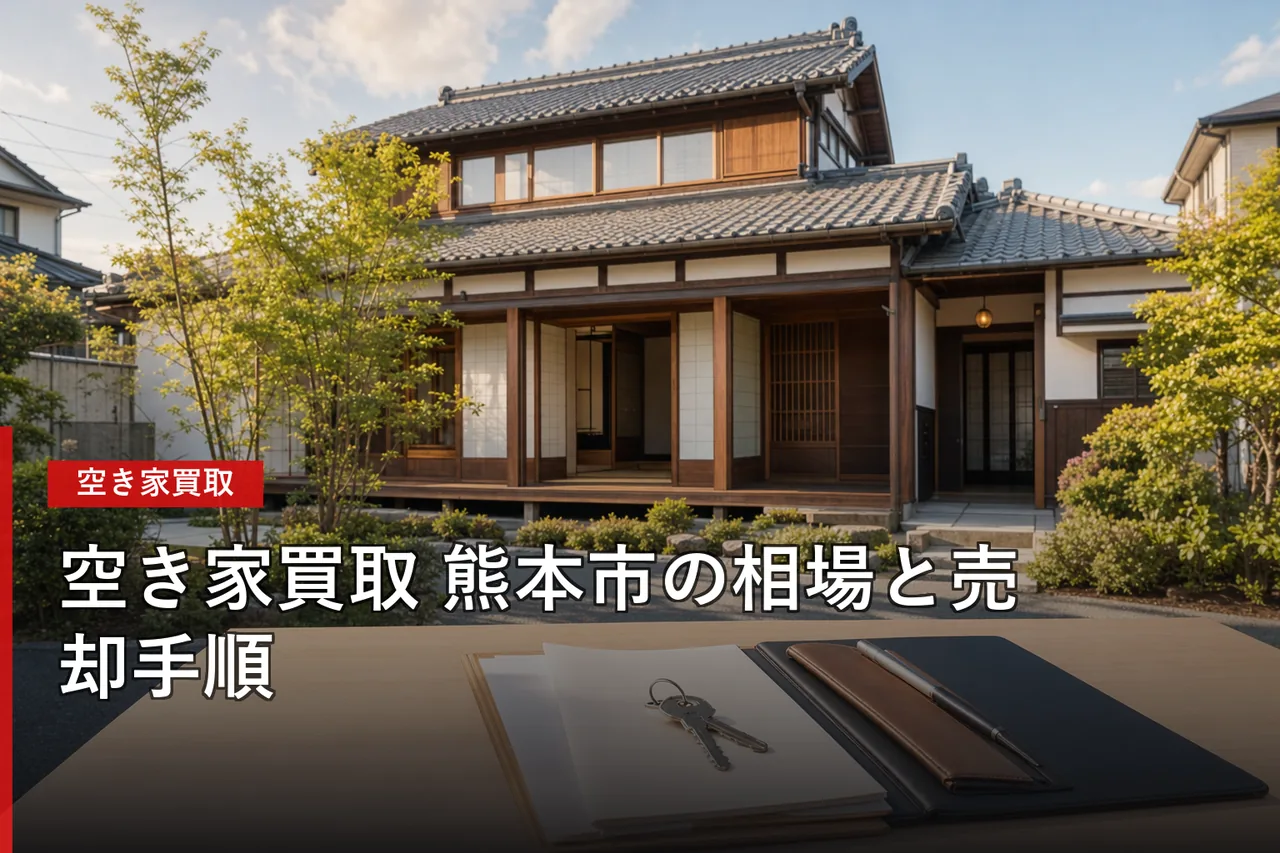 熊本市の空き家買取おすすめ業者5選|相場・査定・選び方【2026年】
