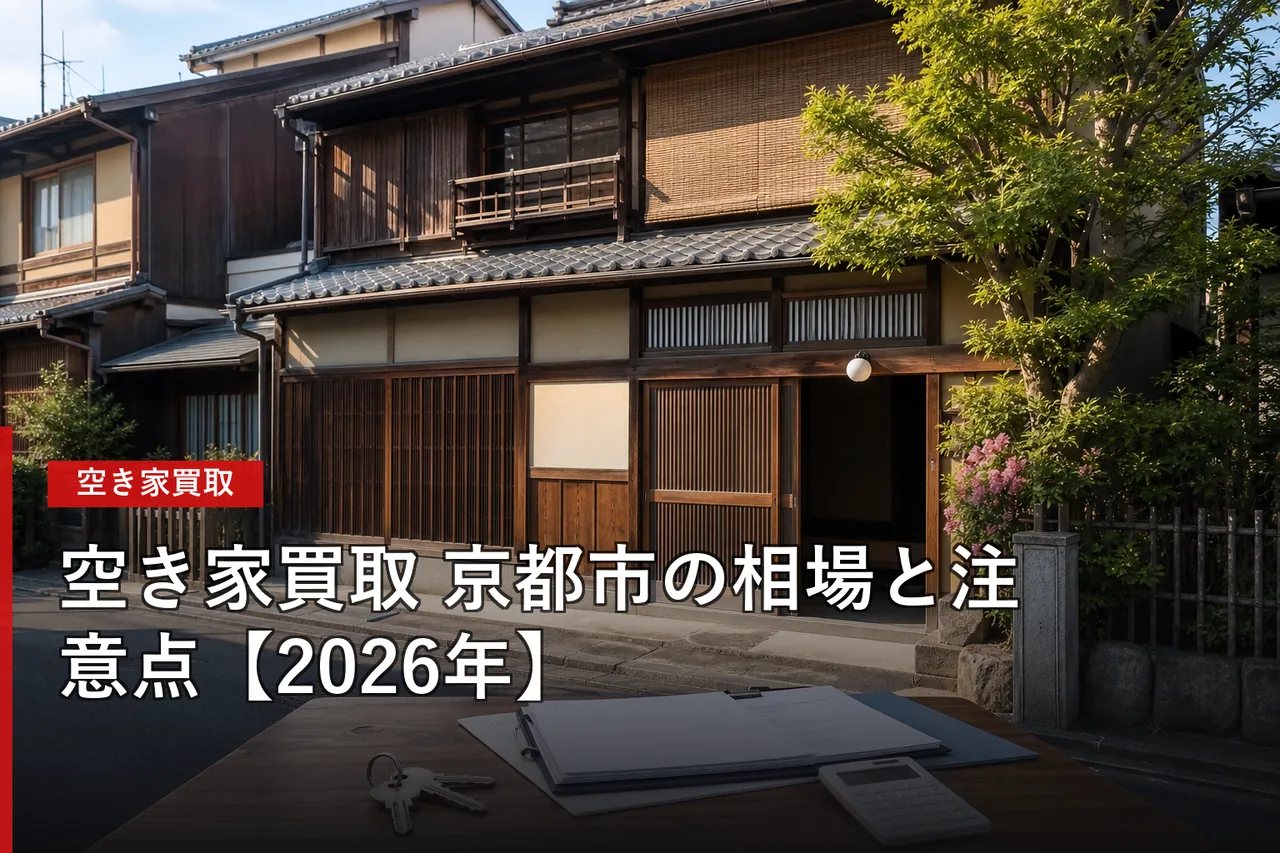京都市の空き家買取おすすめ業者5選|相場・査定・選び方【2026年】