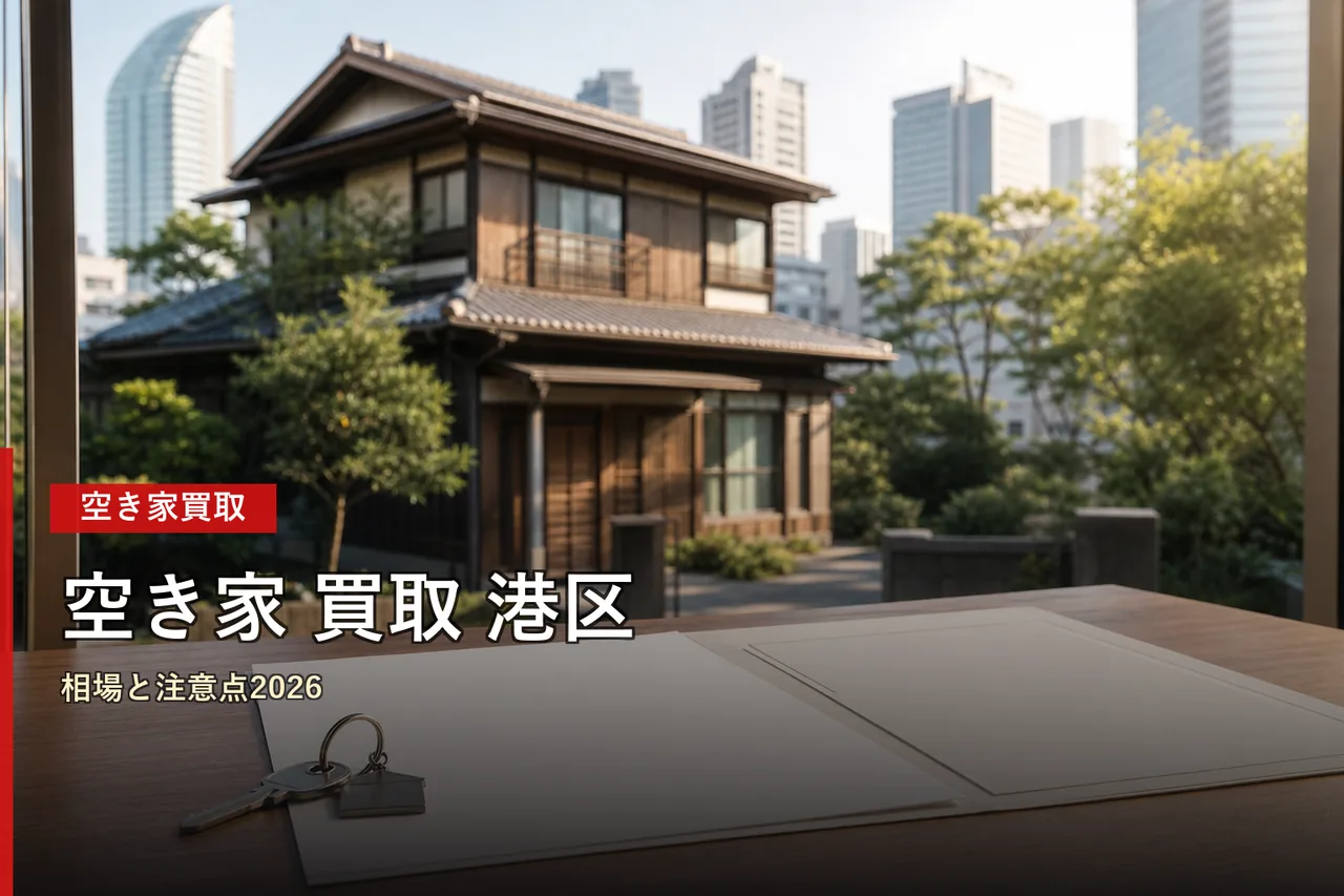 港区の空き家買取おすすめ業者5選|相場・査定・選び方【2026年】