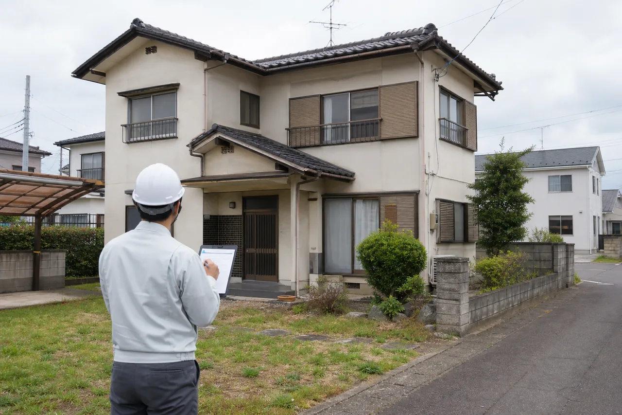 空き家買取の相場感と査定で見られるポイントのイメージ