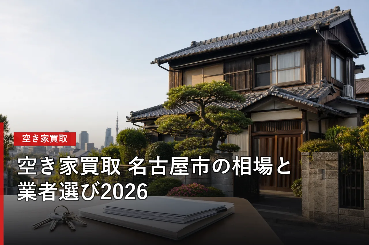 名古屋市の空き家買取おすすめ業者5選|相場・査定・選び方【2026年】