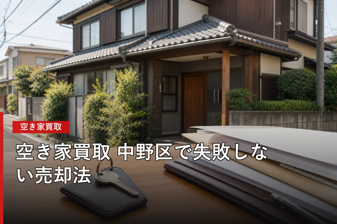 中野区の空き家買取おすすめ業者5選|相場・査定・選び方【2026年】