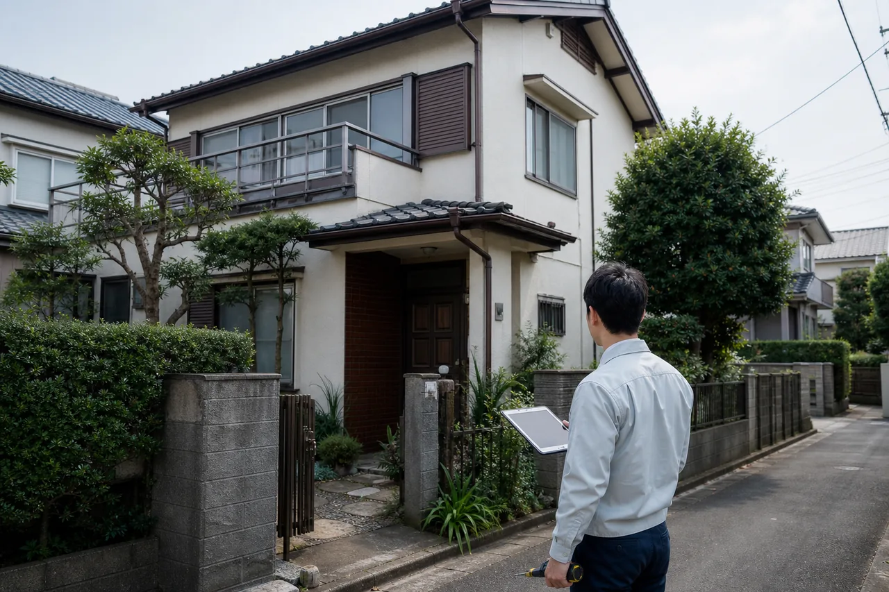 空き家買取の相場感と査定で見られるポイントのイメージ