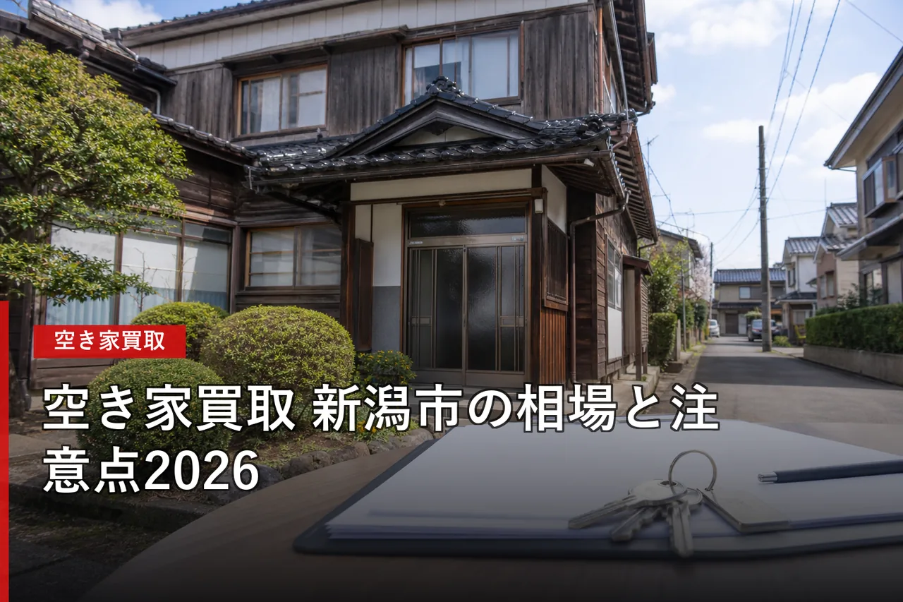 新潟市の空き家買取おすすめ業者5選|相場・査定・選び方【2026年】