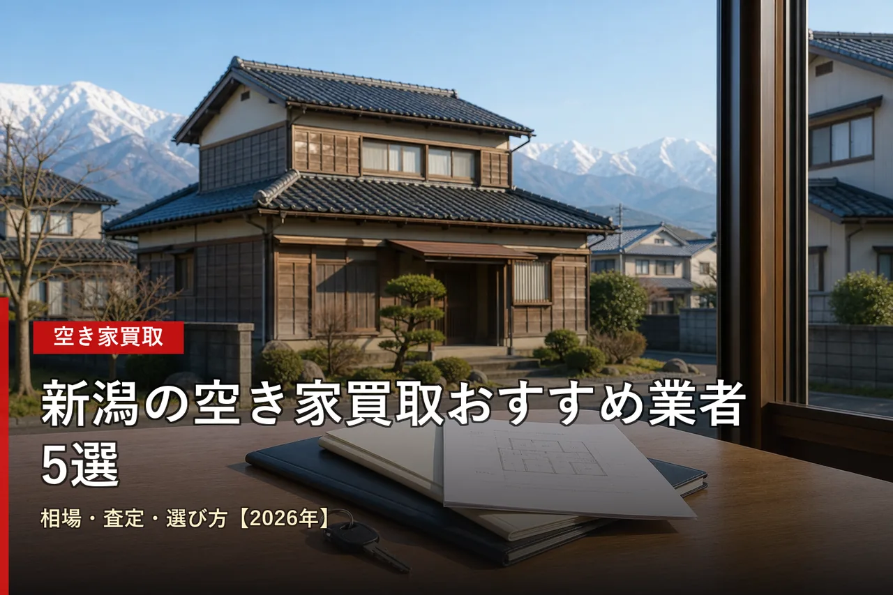 新潟の空き家買取おすすめ業者5選|相場・査定・選び方【2026年】