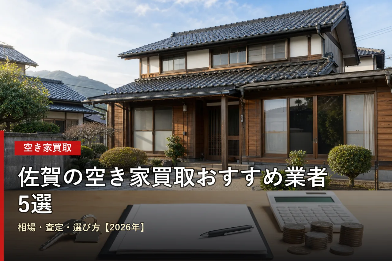 佐賀の空き家買取おすすめ業者5選|相場・査定・選び方【2026年】