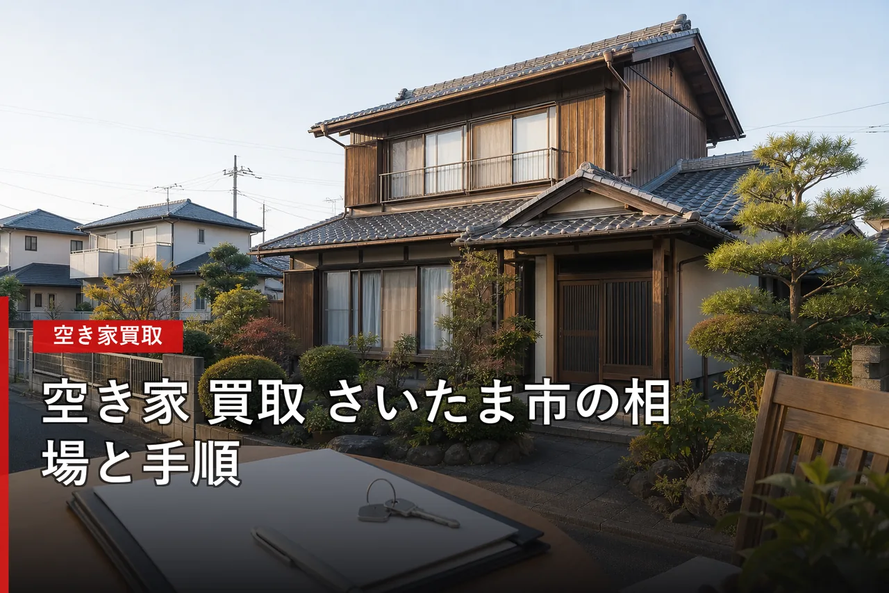 さいたま市の空き家買取おすすめ業者5選|相場・査定・選び方【2026年】