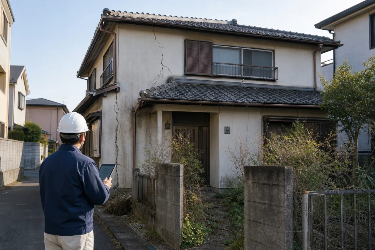 浦和区の空き家買取で査定額が割れやすいポイントのイメージ