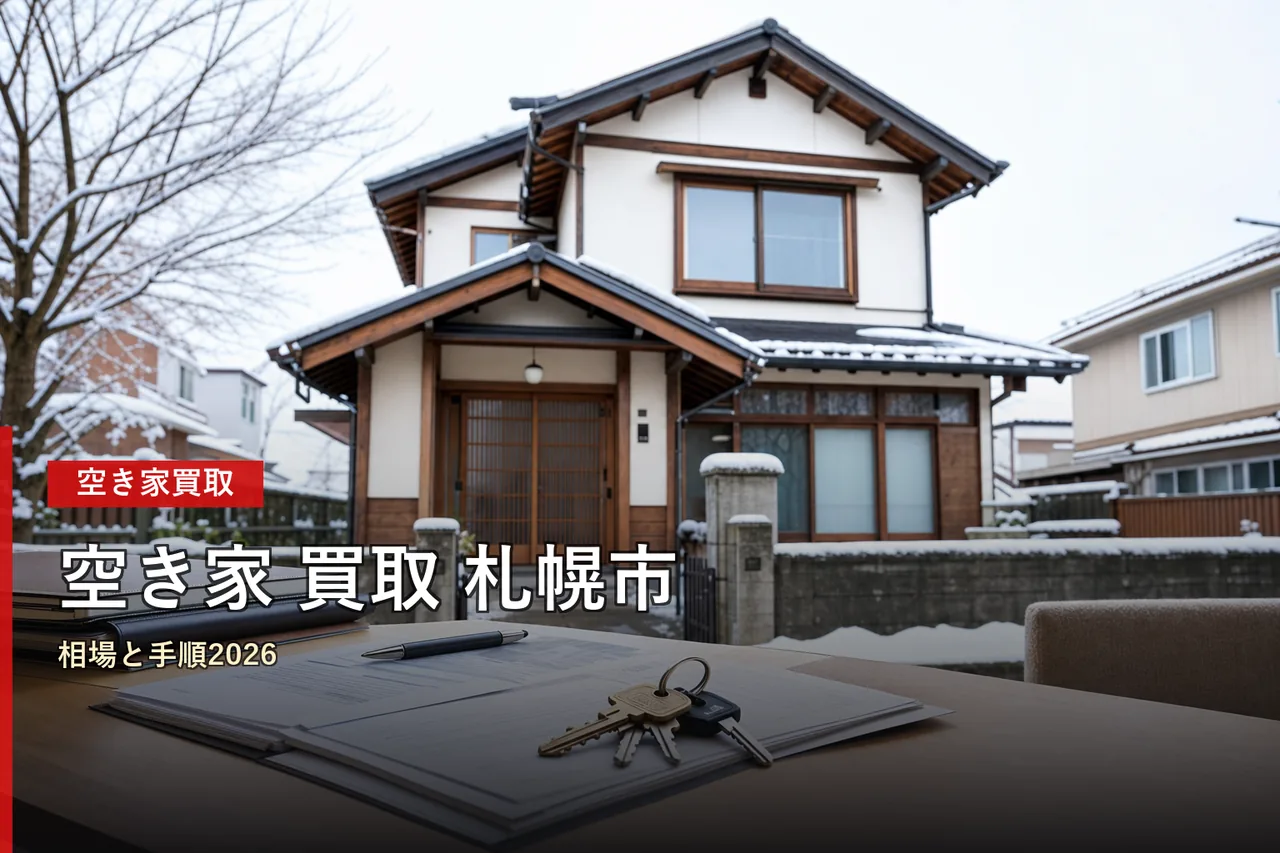 札幌市の空き家買取おすすめ業者5選|相場・査定・選び方【2026年】