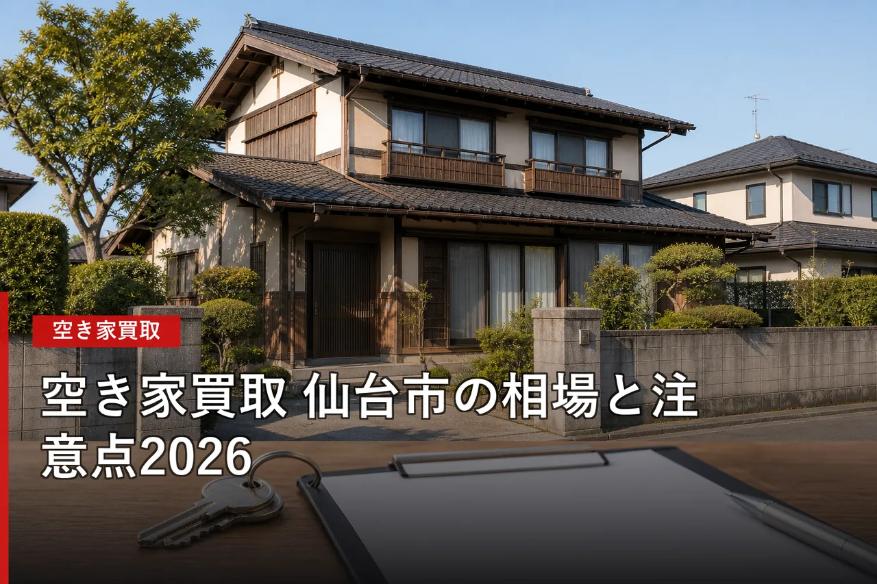 仙台市の空き家買取おすすめ業者5選|相場・査定・選び方【2026年】
