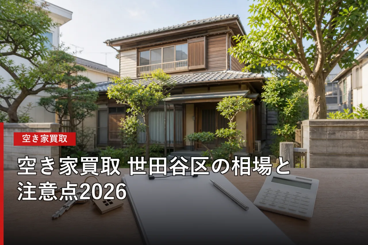 世田谷区の空き家買取おすすめ業者5選|相場・査定・選び方【2026年】