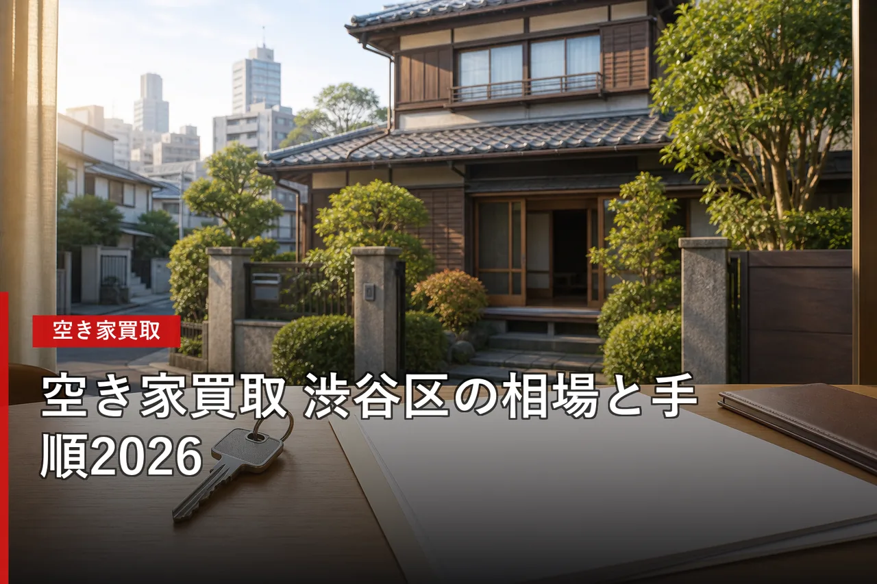 渋谷区の空き家買取おすすめ業者5選|相場・査定・選び方【2026年】