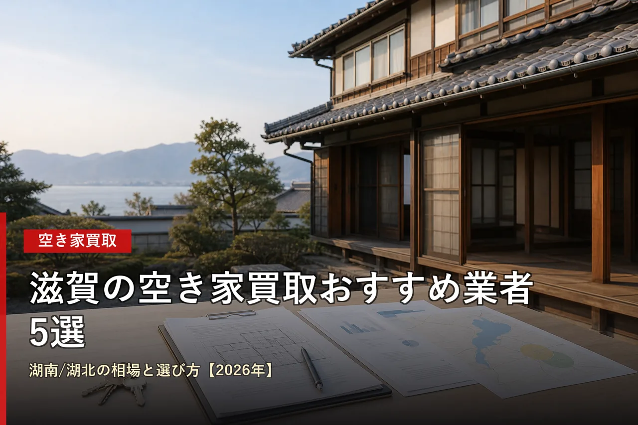滋賀の空き家買取おすすめ業者5選|湖南/湖北の相場と選び方【2026年】