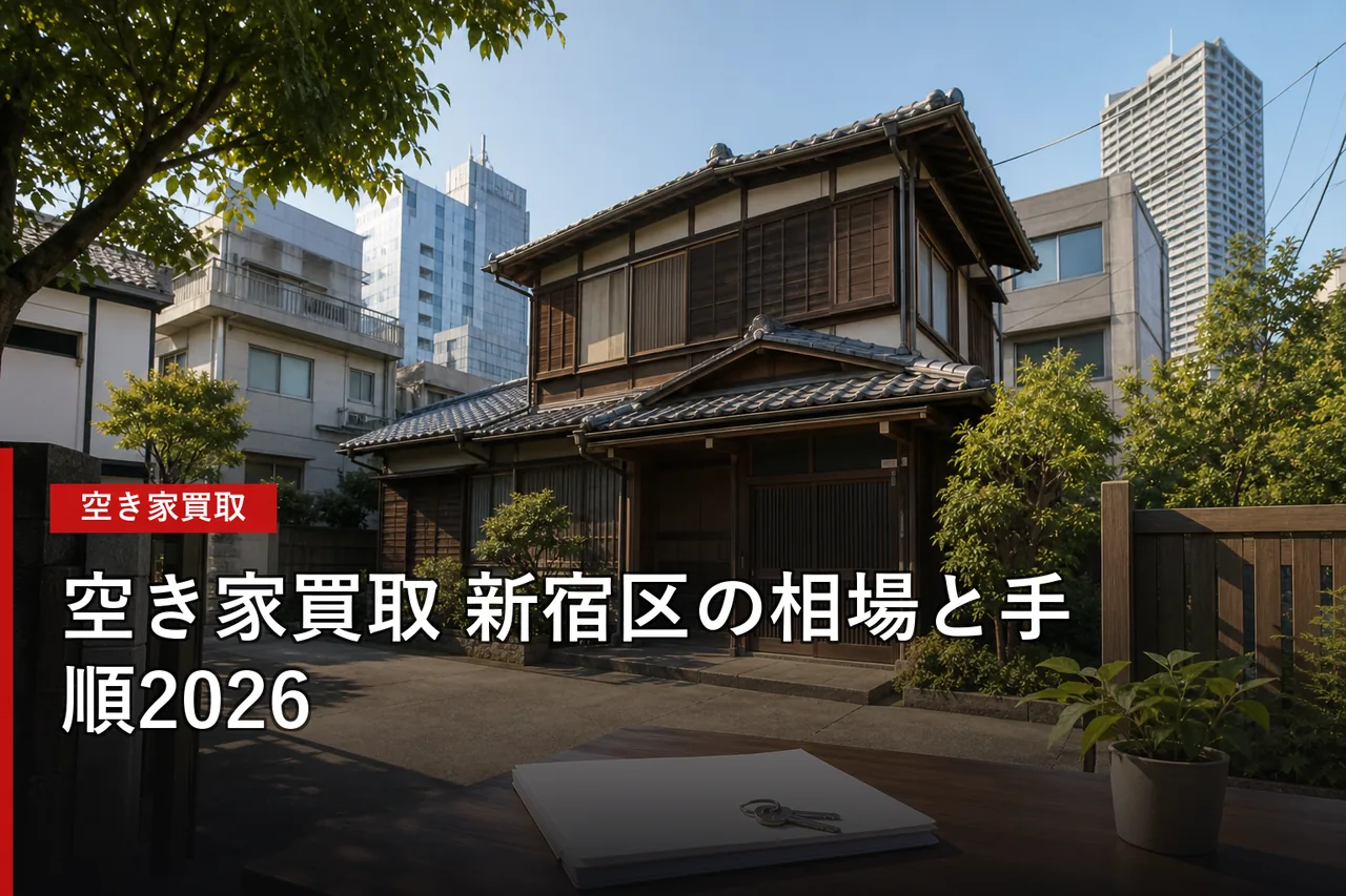 新宿区の空き家買取おすすめ業者5選|相場・査定・選び方【2026年】