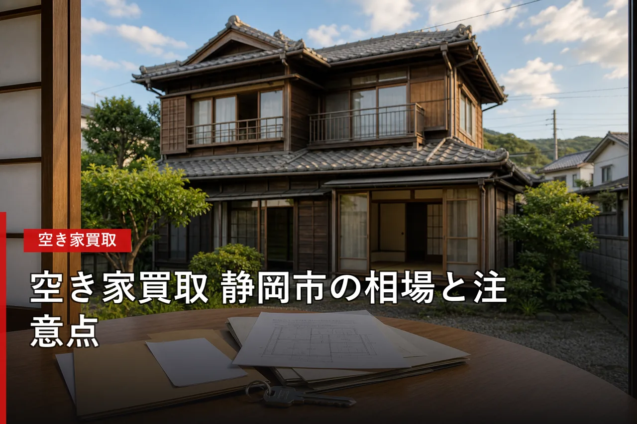 静岡市の空き家買取おすすめ業者5選|相場・査定・選び方【2026年】