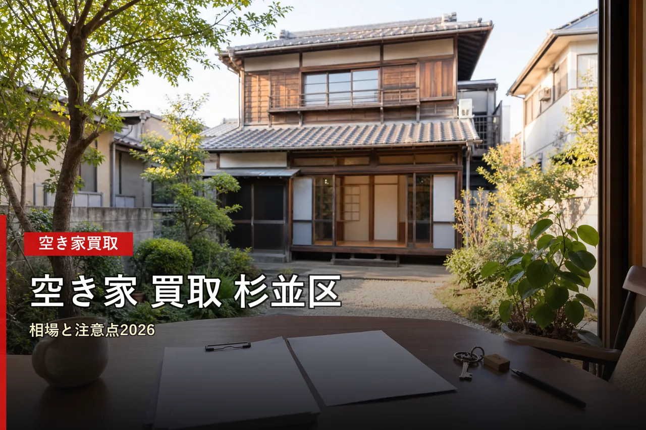 杉並区の空き家買取おすすめ業者5選|相場・査定・選び方【2026年】