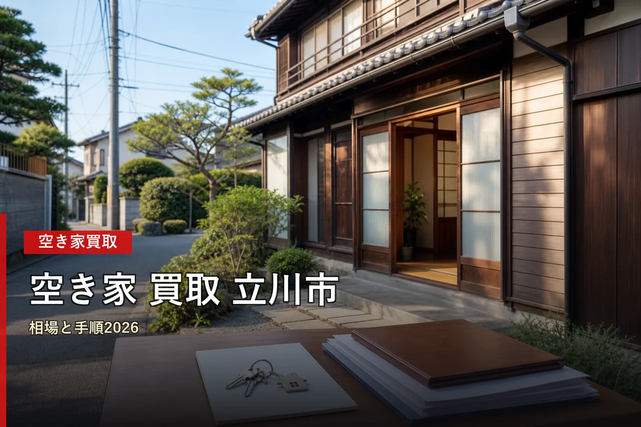 立川市の空き家買取おすすめ業者5選|相場・査定・選び方【2026年】