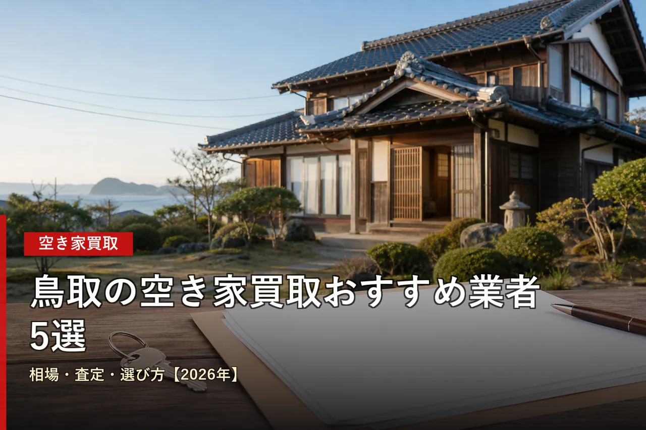 鳥取の空き家買取おすすめ業者5選|相場・査定・選び方【2026年】