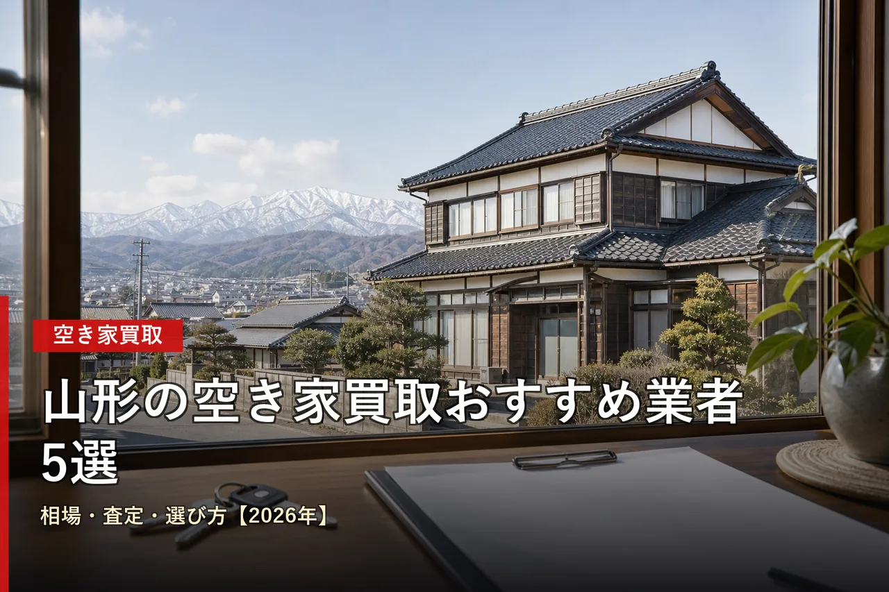 山形の空き家買取おすすめ業者5選|相場・査定・選び方【2026年】
