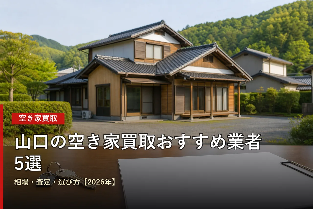 山口の空き家買取おすすめ業者5選|相場・査定・選び方【2026年】