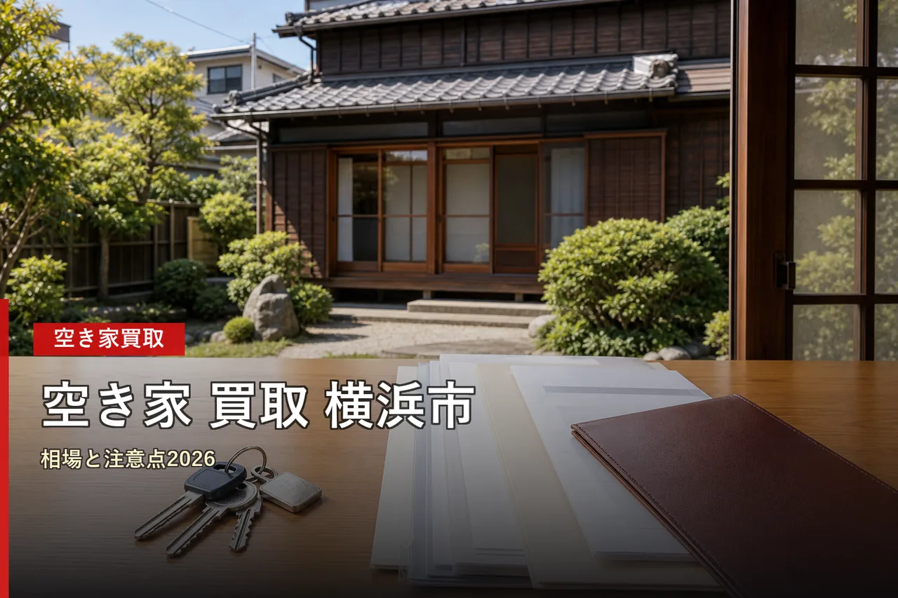 横浜市の空き家買取おすすめ業者5選|相場・査定・選び方【2026年】