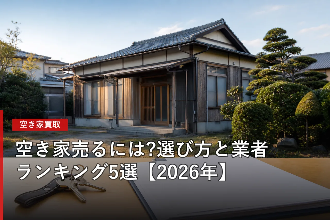 空き家売るには?選び方と業者ランキング5選【2026年】