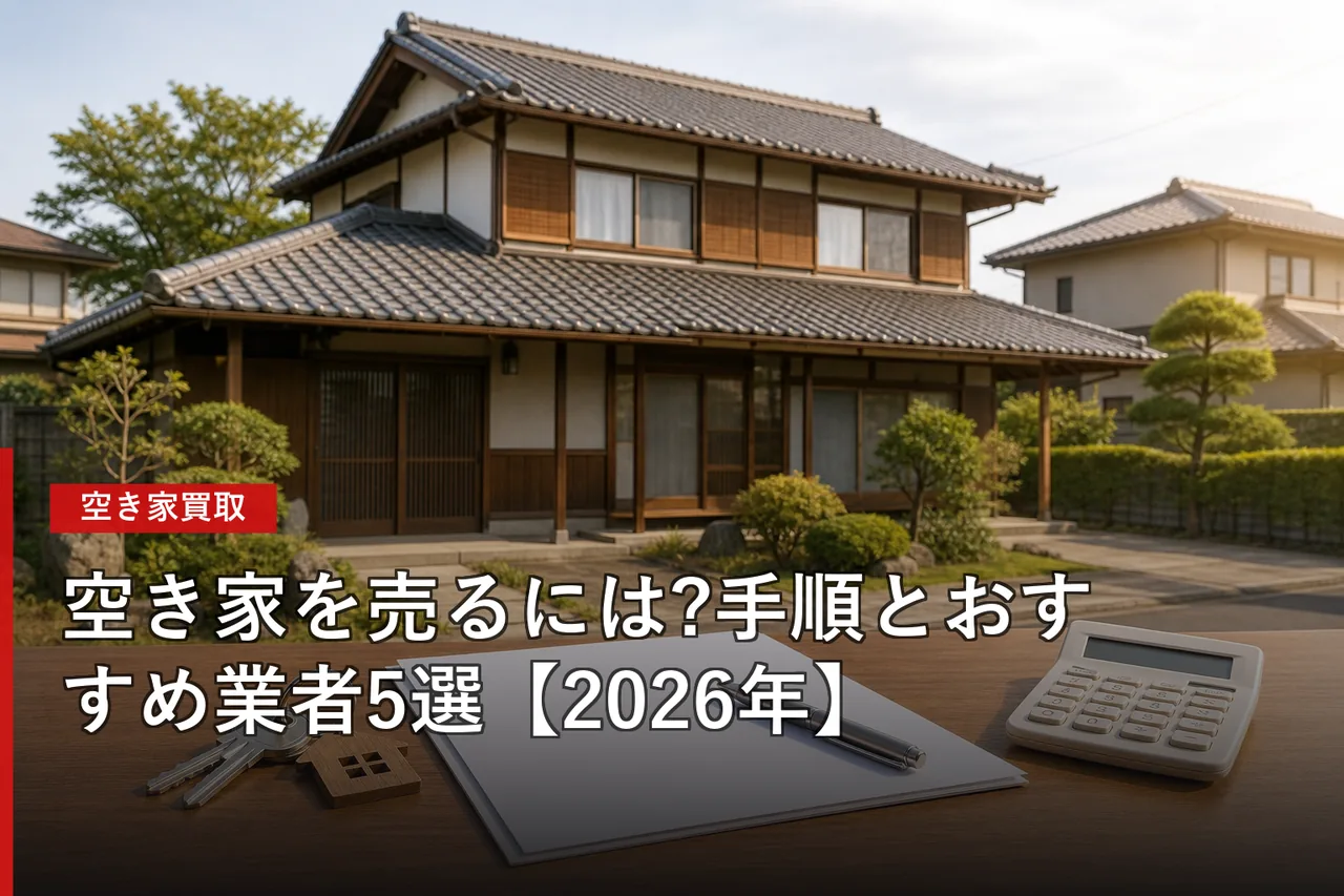 空き家を売るには?手順とおすすめ業者5選【2026年】