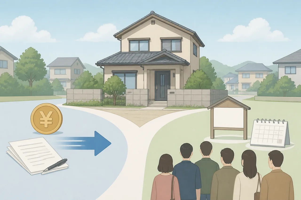 買取と仲介売却の違い｜我孫子市の空き家はどちら向き？