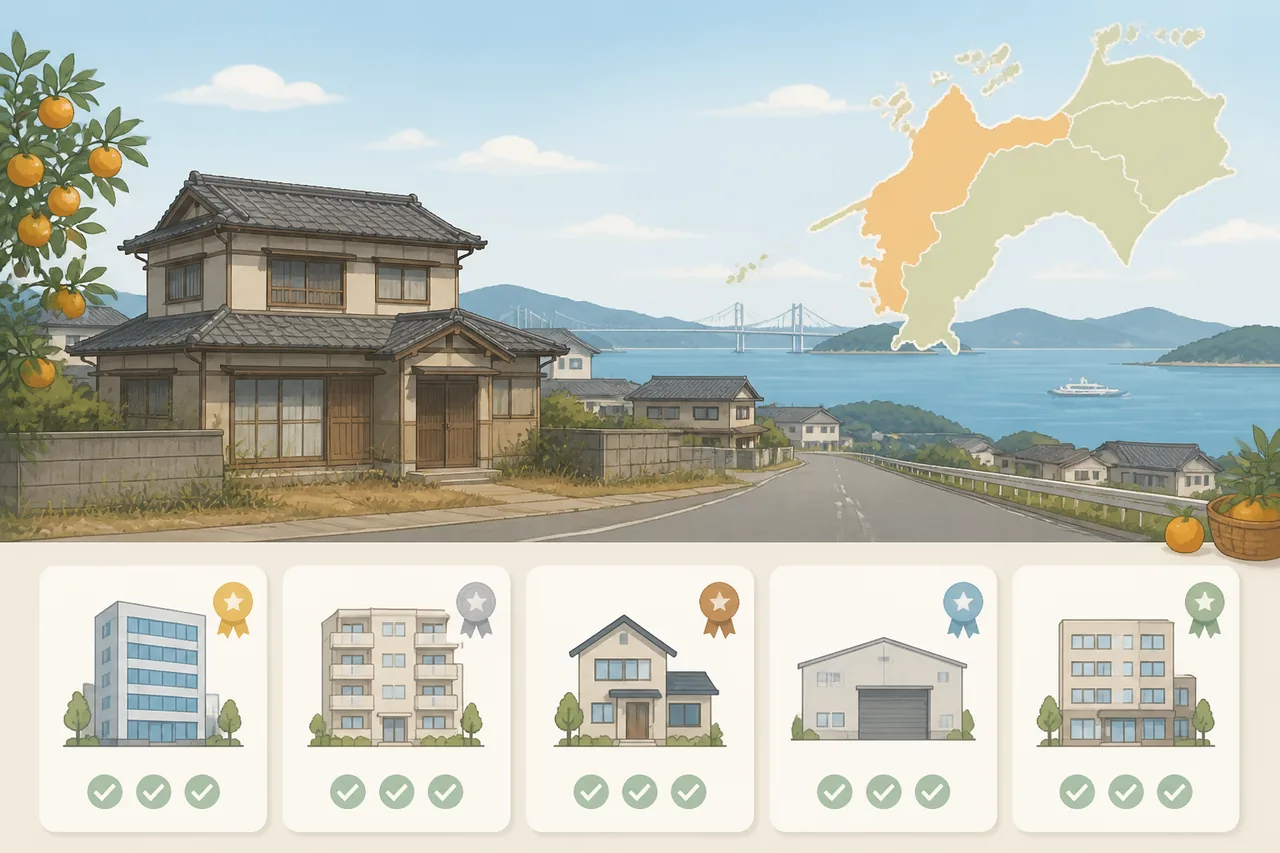 愛媛の空き家買取おすすめ業者ランキング5選