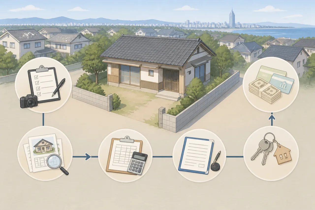 空き家買取の流れ｜査定から現金化まで