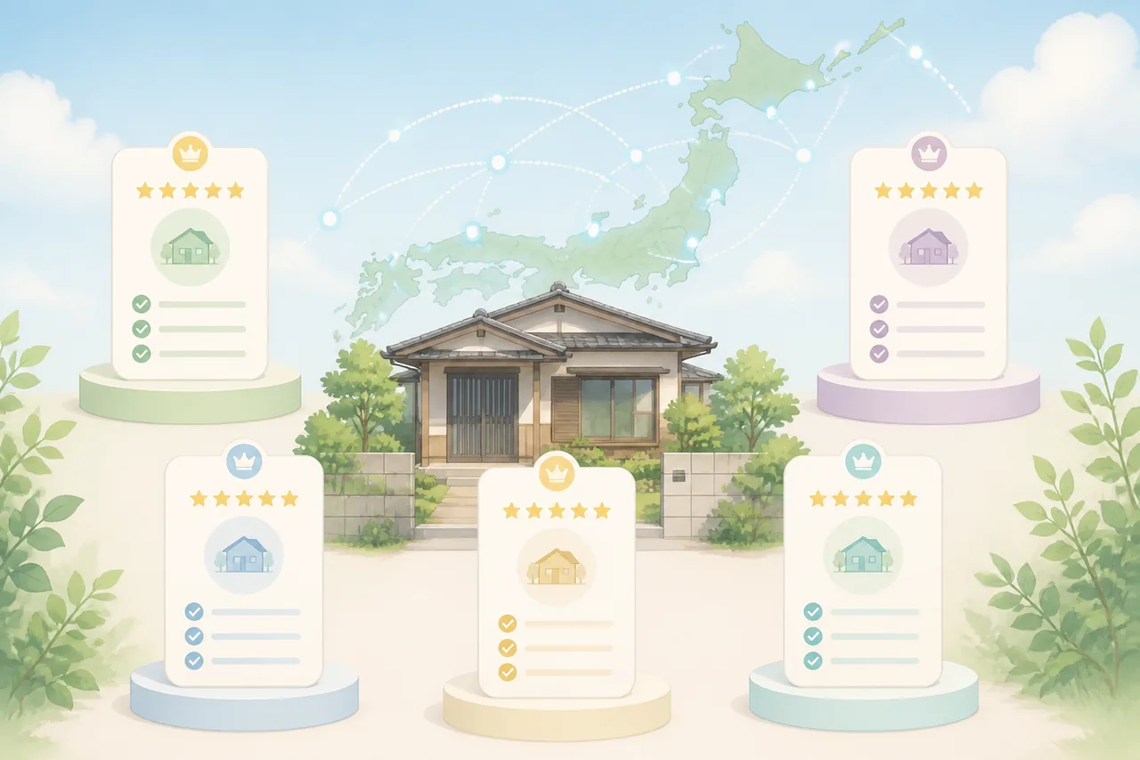 空き家買取おすすめ業者ランキング5選（全国対応）