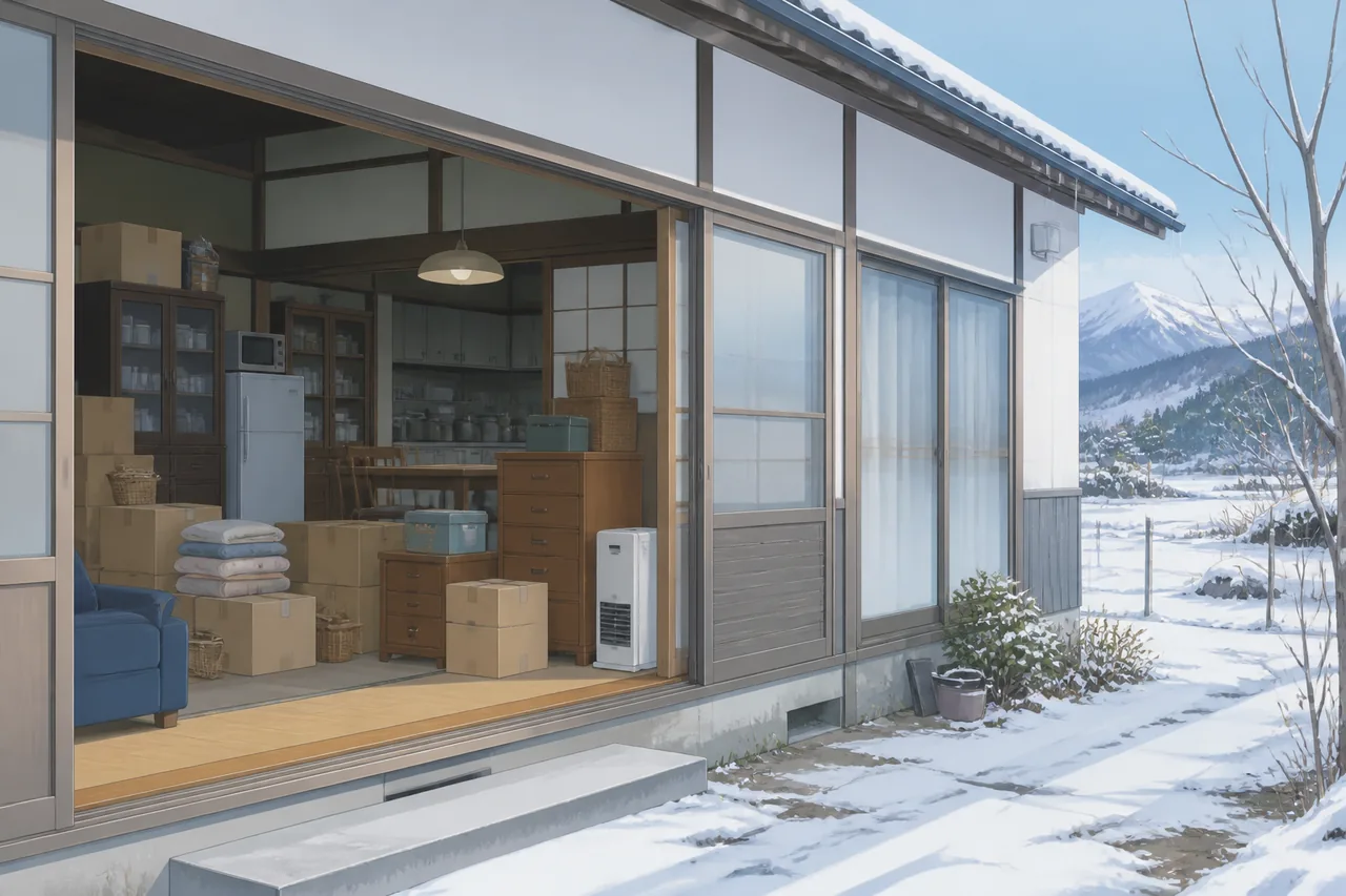 荷物が残った空き家の現状買取は可能？