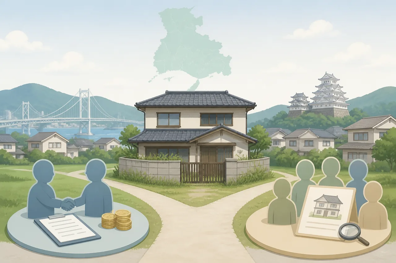 空き家買取と仲介の違い|兵庫ではどちらが向く?