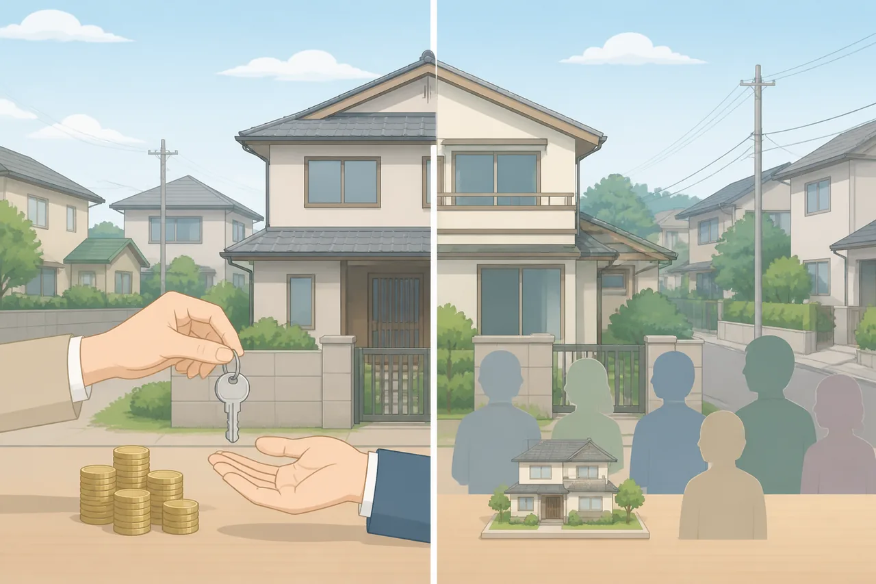 空き家買取と仲介売却はどちらが向いている？