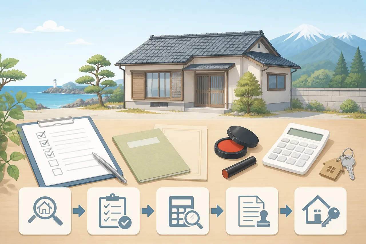 空き家買取の流れと査定前に準備するもの