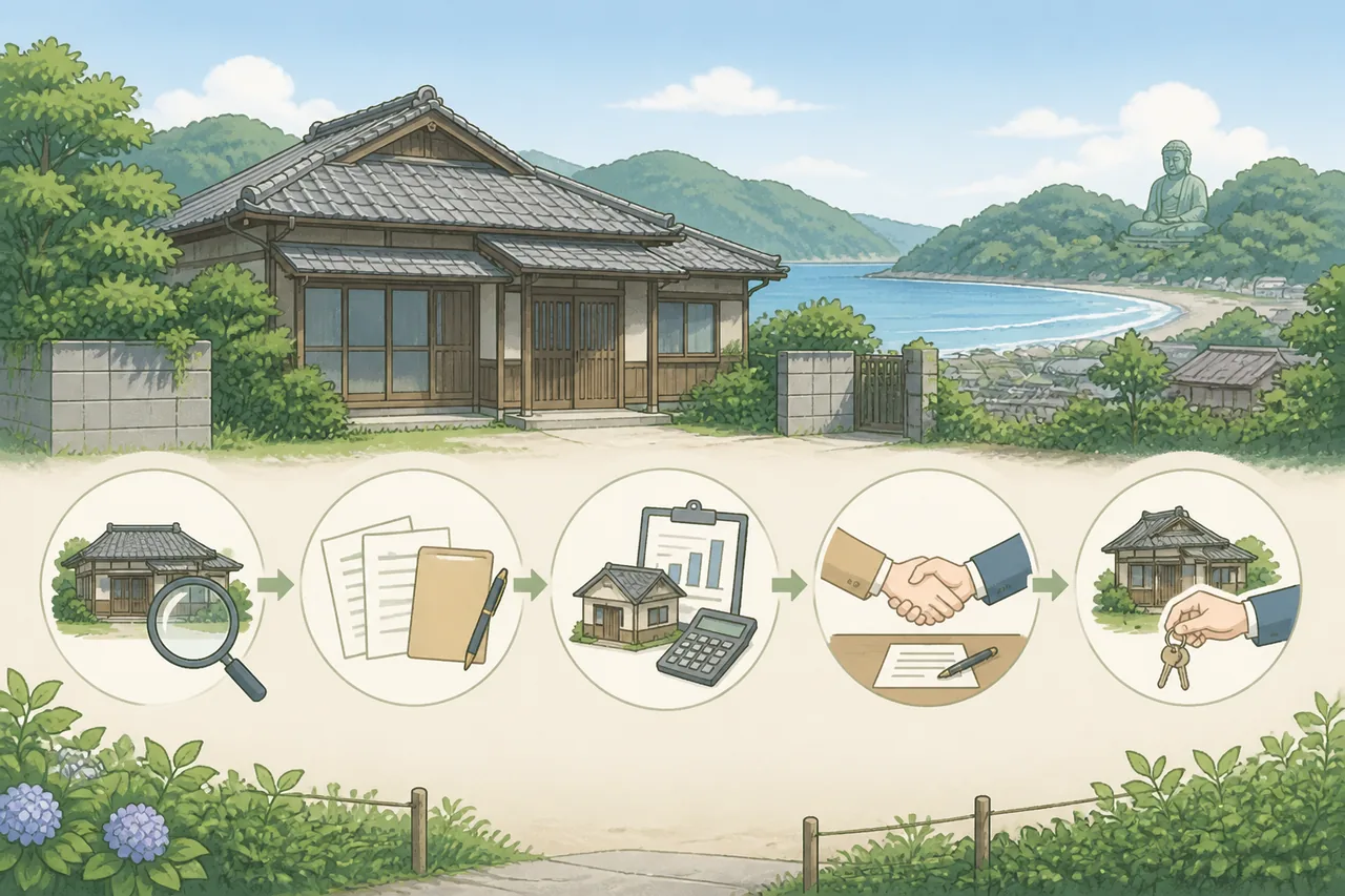 鎌倉市で空き家買取を進める手順